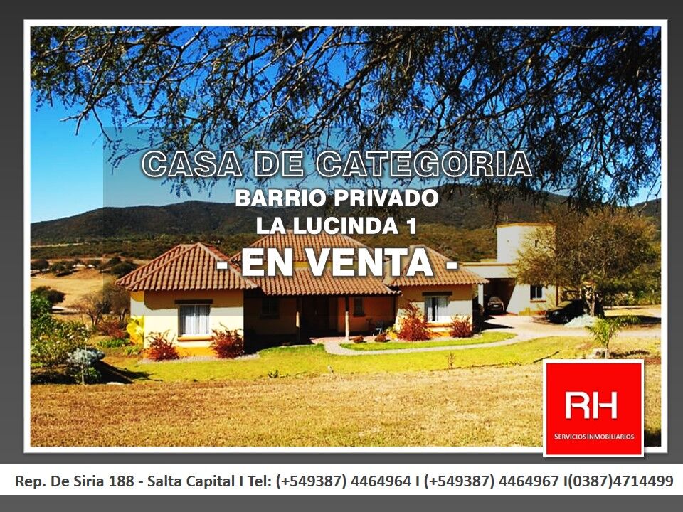 Casa en B° La Lucinda