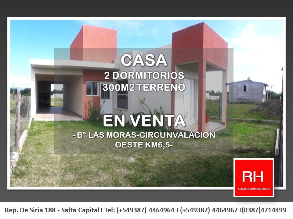 Casa de 2 dormitorios en terreno de 300 m²