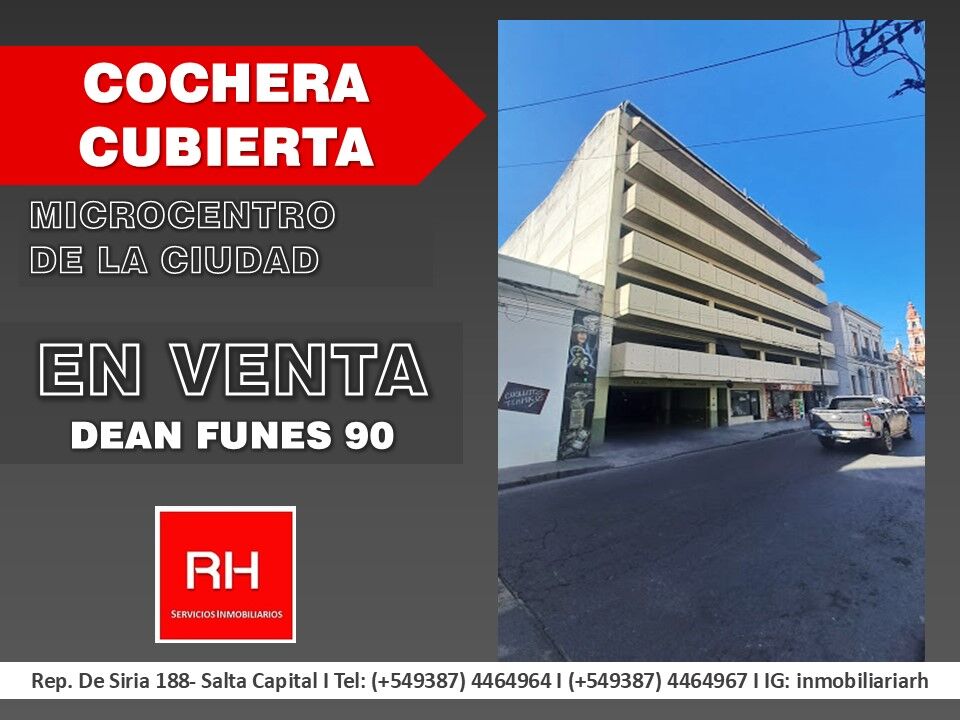 Cochera en edificio de cocheras